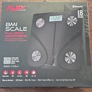 Flex Fitness Black BMI Scale